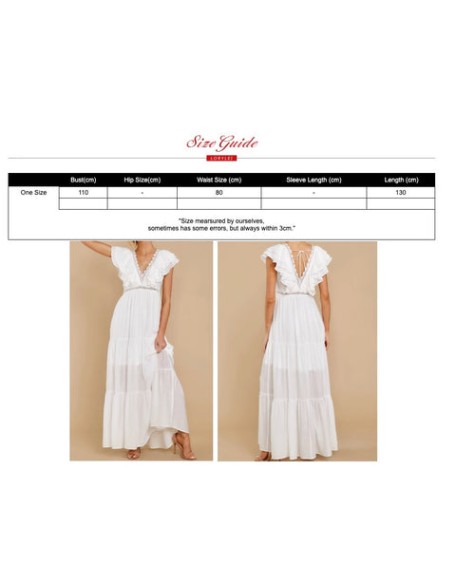 Deep V Elegant White Lace Backless Hollow Out Long Maxi Dresses