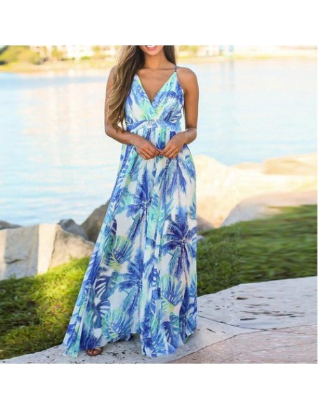 Floral Print  Boho Sexy party night Long Dress