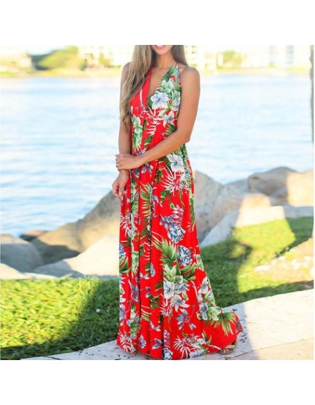 Floral Print  Boho Sexy party night Long Dress